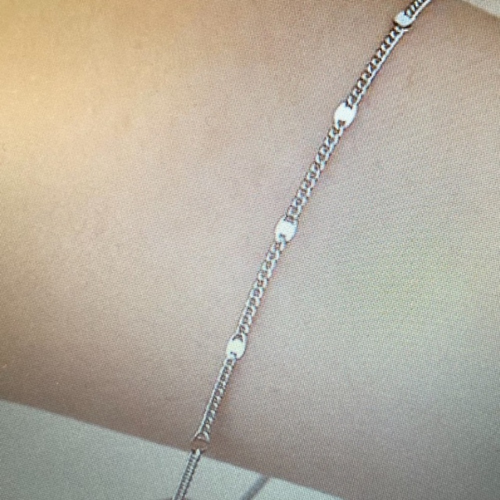 Antian Accessories™ 925 Sterling Silver White Gold Color Bracelet